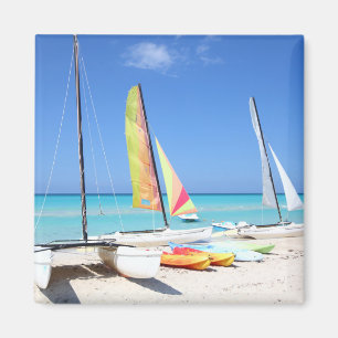 Kayaks, Catamarans en Kayaks   Kubaans strand Magneet