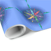 Kayaks Compass Roos inpakpapier (Rol Hoek)