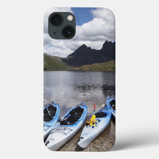 Kayaks, Cradle Mountain en Dove Lake, Cradle Case-Mate iPhone Case (Achterkant)
