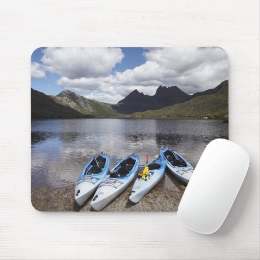 Kayaks, Cradle Mountain en Dove Lake, Cradle Muismat (Met muis)