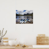 Kayaks, Cradle Mountain en Dove Lake, Cradle Poster (Keuken)