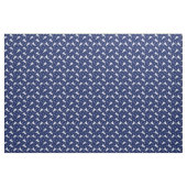 Kayaks, Fish Navy Blue en White Patterned Stof (Yard (91,4 cm))