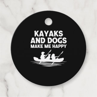 Kayaks Honden Bedankjes Labels