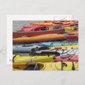 Kayaks in Alaska Briefkaart (Voorkant / Achterkant)