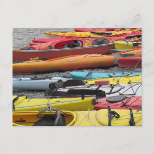 Kayaks in Alaska Briefkaart