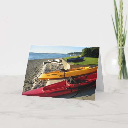 Kayaks Kaart (Voorkant)