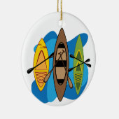 Kayaks Keramisch Ornament (Rechts)
