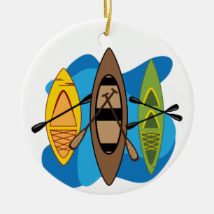 Kayaks Keramisch Ornament