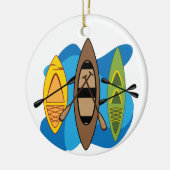 Kayaks Keramisch Ornament (Links)