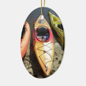 Kayaks Keramisch Ornament (Links)