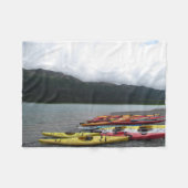 Kayaks & Lake Fleece Deken (Voorkant (Horizontaal))