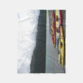 Kayaks & Lake Fleece Deken (Voorkant)