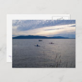 KAYAKS OP BELLINGHAM BAY BRIEFKAART (Voorkant / Achterkant)