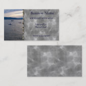 KAYAKS OP BELLINGHAM BAY VISITEKAARTJE (Voorkant / Achterkant)