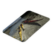 Kayaks op Dicebox Island, Broken Island Group, Magneet (Linkerzijde)