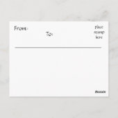 Kayaks op het meer bij het Sunset Briefkaart (Achterkant)