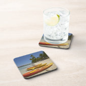 Kayaks op het strand, Plantation Island Resort Onderzetter (Rechterzijde)