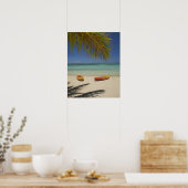 Kayaks op het strand, Plantation Island Resort Poster (Keuken)