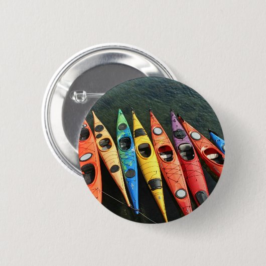 Kayaks! Ronde Button 5,7 Cm (Voorkant /achterkant)
