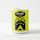 Kayakvis en geschenken voor visreizen in kampen magische mok (Midden)