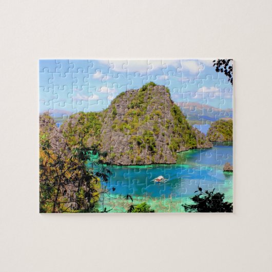 Kayangan Lake in Palawan Filipijnen Legpuzzel (Horizontaal)
