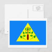 Kayangel Flag Briefkaart (Voorkant / Achterkant)
