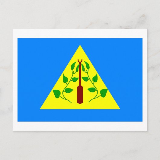 Kayangel Flag Briefkaart (Voorkant)