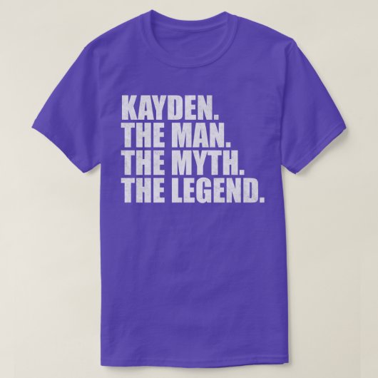 KaydenKayden Naam Kayden Voornaam T-shirt (Design voorkant)