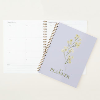 Kaye and Summer Watercolor Flowers Planner