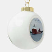 Kaye E. Barker ball of snowflake ornament (Links)