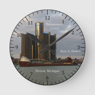Kaye E. Barker Detroit colck Ronde Klok
