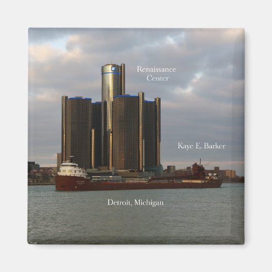 Kaye E. Barker Detroit magnet (Voorkant)
