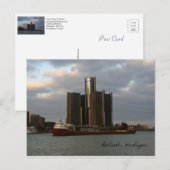 Kaye E. Barker Detroit-postkaart Briefkaart (Voorkant / Achterkant)