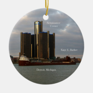 Kaye E. Barker Detroit sierent Keramisch Ornament