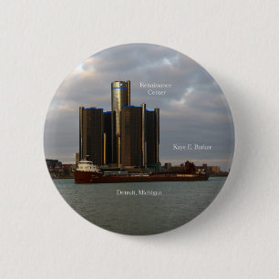 Kaye E. Barker Detroit-toets Ronde Button 5,7 Cm