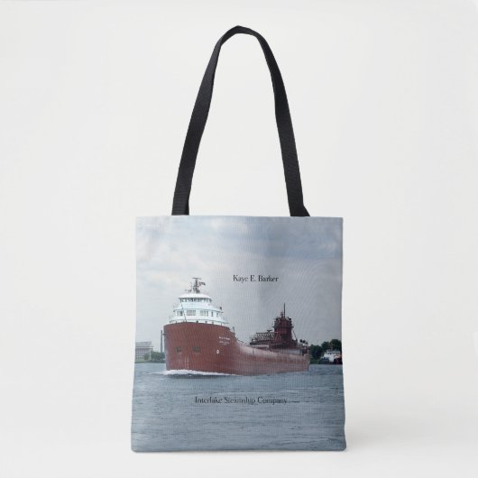 Kaye E. Barker grote tote tas (Voorkant)