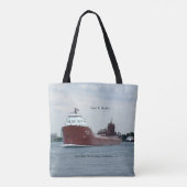 Kaye E. Barker grote tote tas (Achterkant)