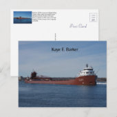 Kaye E. Barker postkaart (Voorkant / Achterkant)
