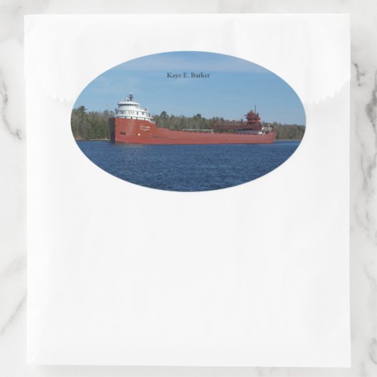 Kaye E. Barker sticker (Tas)