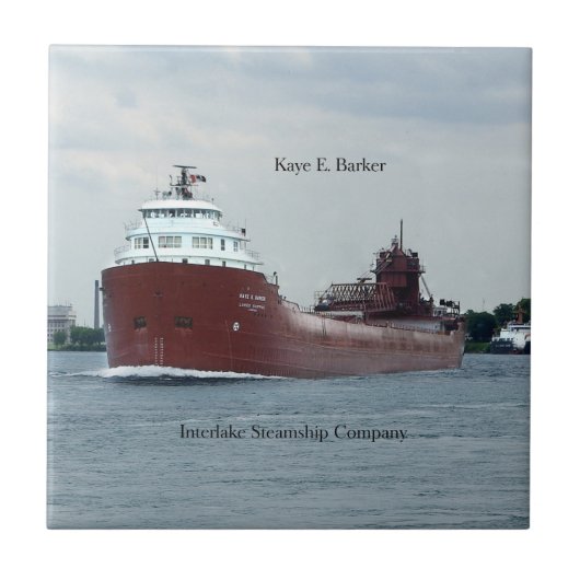 Kaye E. Barker tile Tegeltje (Voorkant)