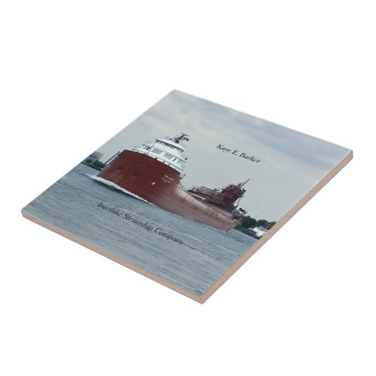 Kaye E. Barker tile Tegeltje (Zijkant)