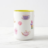 Kaye en Summer Whimsical Tweekleurige Koffiemok (Center)