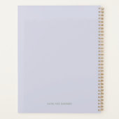 Kaye en Zomer Aquarel Bloemen Planner (Achterkant)