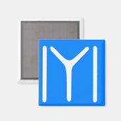 Kayi-symbool 2 magneet (Voorkant / Achterkant)