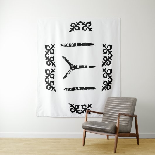 Kayi Tribe - IYI-vlag Wandkleed (In situ)
