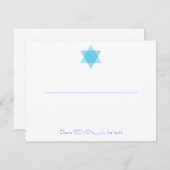 Kayla Michal Bar Bat Mitzvah RSVP Ontvanging (Voorkant / Achterkant)