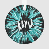 Kayla Name Star Ornament (achterkant)