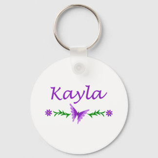 Kayla (Paarse vlinder) Sleutelhanger