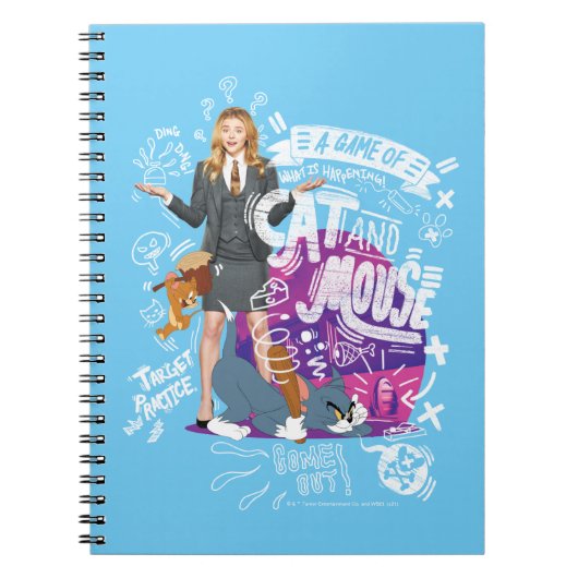 Kayla, Tom en Jerry - een spel van kat en muis Notitieboek (Voorkant)