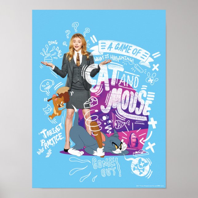 en Jerry - een spel van kat en muis Poster | Zazzle.nl